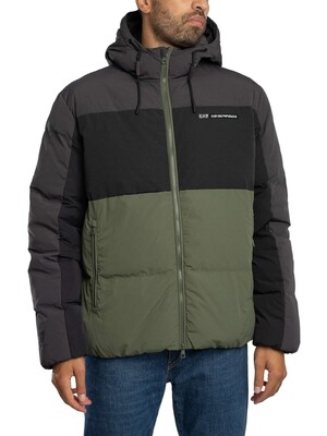 EA7 Train Athletic Colour Block Jacket - Beetle