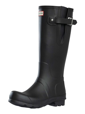 Hunter Downpour Tall Adjustable Wellington Boots - Black