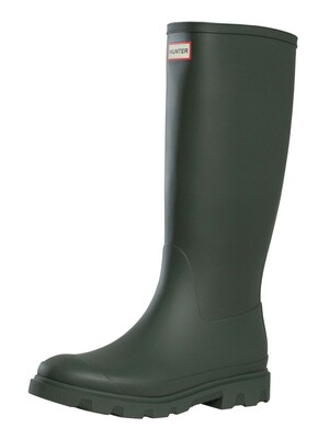 Hunter Downpour Tall Wellington Boots - Dark Olive
