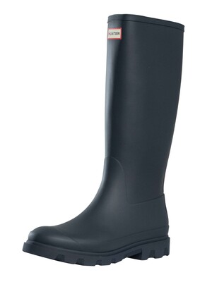 Hunter Downpour Tall Wellington Boots - Navy