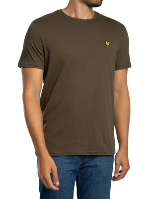 Lyle & Scott Plain T-Shirt - Olive