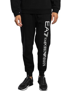 EA7 Pantaloni Big Logo Joggers - Black/White