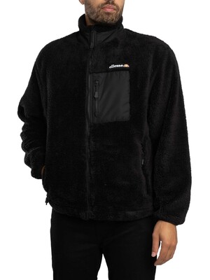 Ellesse Cervacol Sherpa Fleece Jacket - Black