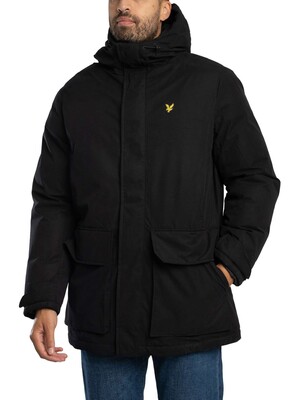 Lyle & Scott Membrane Parka Jacket - Jet Black