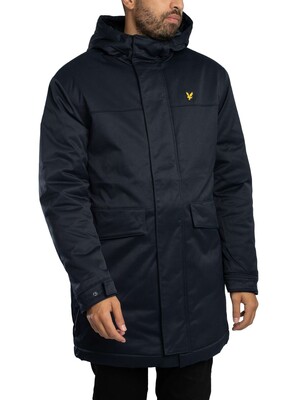 Lyle & Scott Padded Parka Jacket - Dark Navy