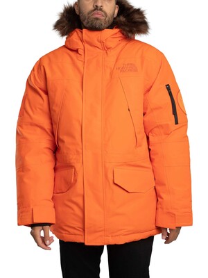 The North Face Expen McMurdo Parka Jacket - Red Orange