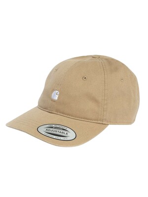 Carhartt WIP Madison Logo Cap - Leather/White