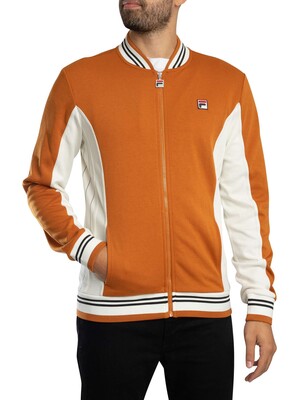 Fila Settanta Baseball Track Jacket - Pumpkin Spice/Gardenia/Black