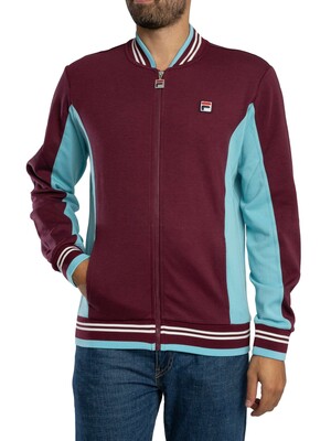 Fila Settanta Baseball Track Jacket - Fig/Milky Blue/Gardenia