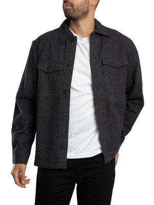Jack & Jones Perfect Melange Overshirt - Dark Grey Melange