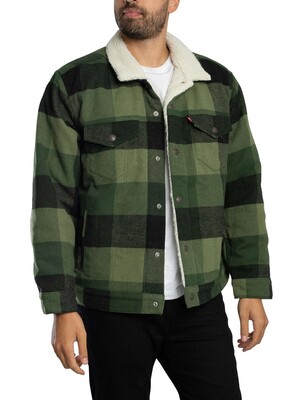 Levi's Relaxed Fit Plaid Jacket - Laredo