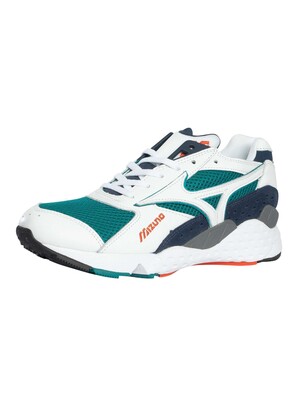 Mizuno Mondo Control Trainers - White/Green/Navy