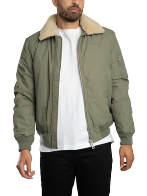 Schott Airkraft2 Bomber Jacket - Sage/Beige
