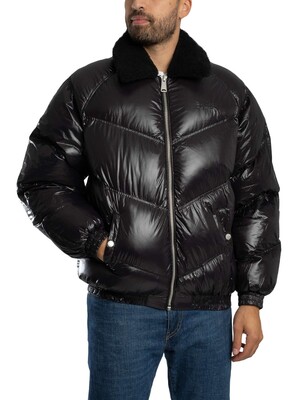 Schott Collin Puffer Jacket - Black