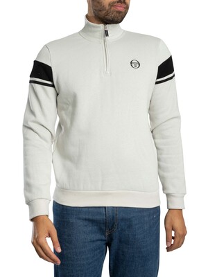 Sergio Tacchini Damarindo 1/4 Sweatshirt - Glacier Grey/Black