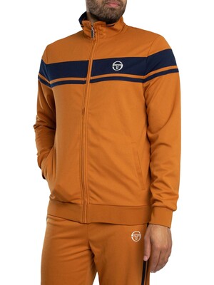 Sergio Tacchini Damarindo Track Jacket - Pumpkin Spice/Maritime Blue