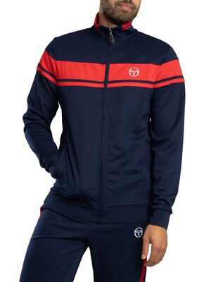 Sergio Tacchini Damarindo Track Jacket - Maritime Blue/Adrenaline Rush