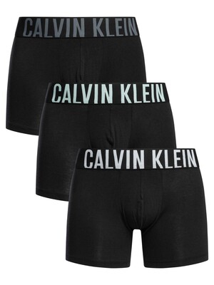 Calvin Klein 3 Pack Intense Power Boxer Briefs - Black (White/Aerial/Turbul)