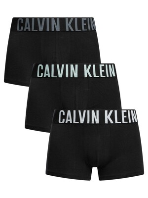 Calvin Klein 3 Pack Intense Power Trunks - Black (White/Aerial/Turbul)