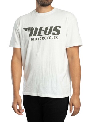 Deus Ex Machina Palermo Back Graphic T-Shirt - Dirty White