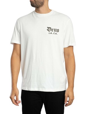 Deus Ex Machina Sourmug Back Graphic T-Shirt - Dirty White