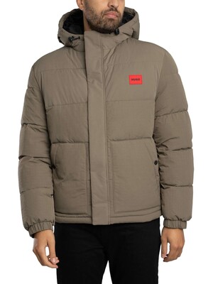 HUGO Baro2541 Puffer Jacket - Medium Grey