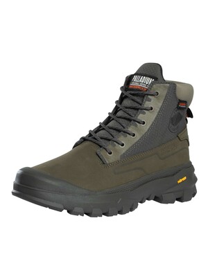 Palladium Pallarider SC WP Boots - Olive Night/Beluga