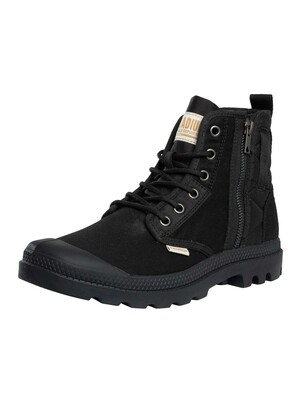 Palladium Pampa Detroit Zip Boots - Black