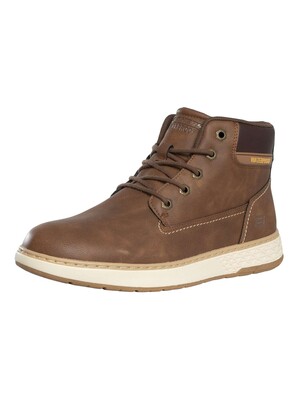 Skechers Waterproof Relaxed Fit Garlan Deno Boots - Brown