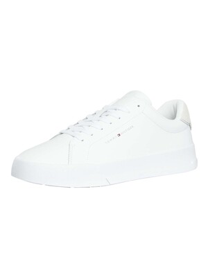 Tommy Hilfiger Court Core Leather Trainers - White