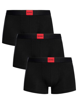 HUGO 3 Pack Trunks - Black/Black/Black