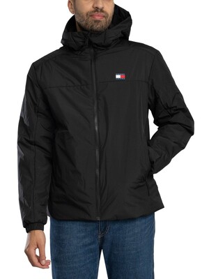 Tommy Jeans Padded Poly Jacket - Black