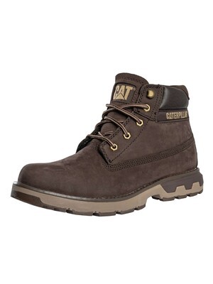 Caterpillar Pursue Lace Up Boots - Dark Brown