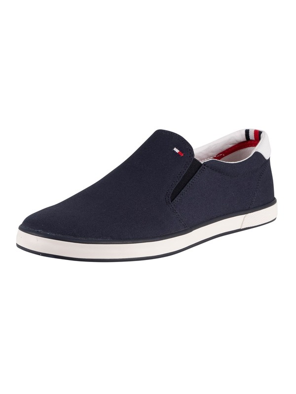Tommy Hilfiger Iconic Slip On Trainers - Midnight
