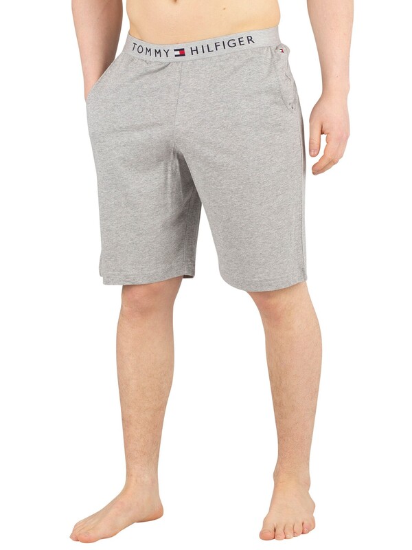 Tommy Hilfiger Logo Pyjama Shorts - Grey Heather