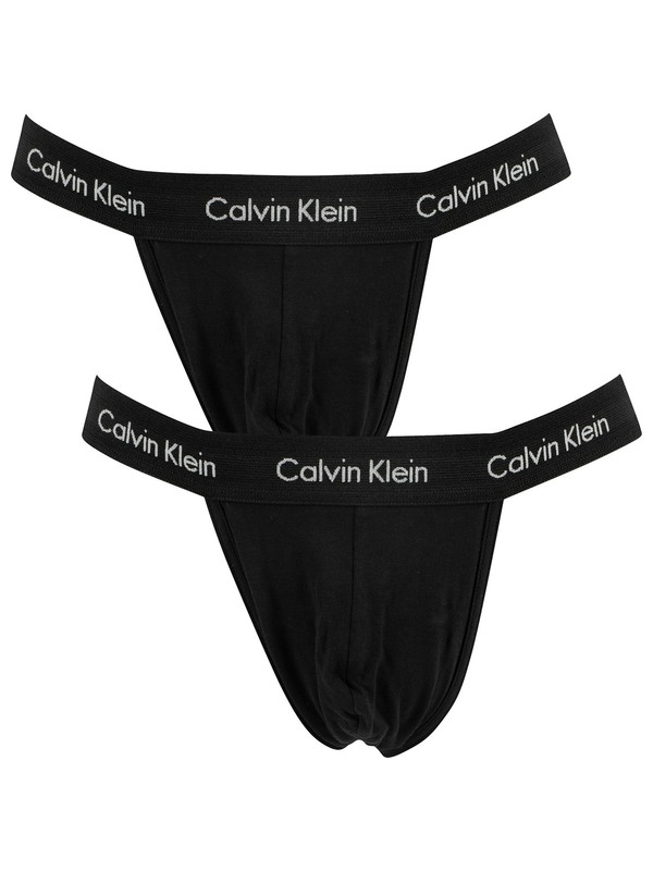 Calvin Klein 2 Thongs - Black