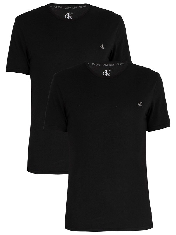 Calvin Klein CK One 2 Pack Crew T-Shirt - Black