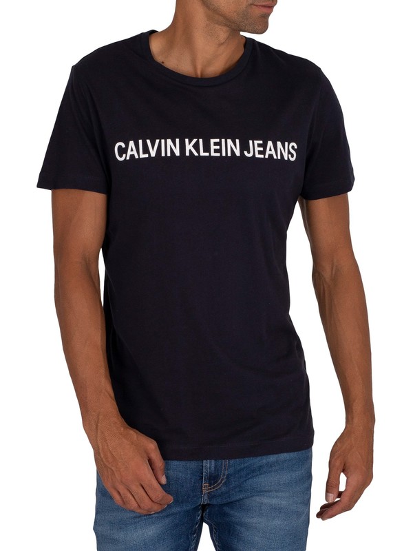 Calvin Klein Jeans Core Institutional T-Shirt - Night Sky