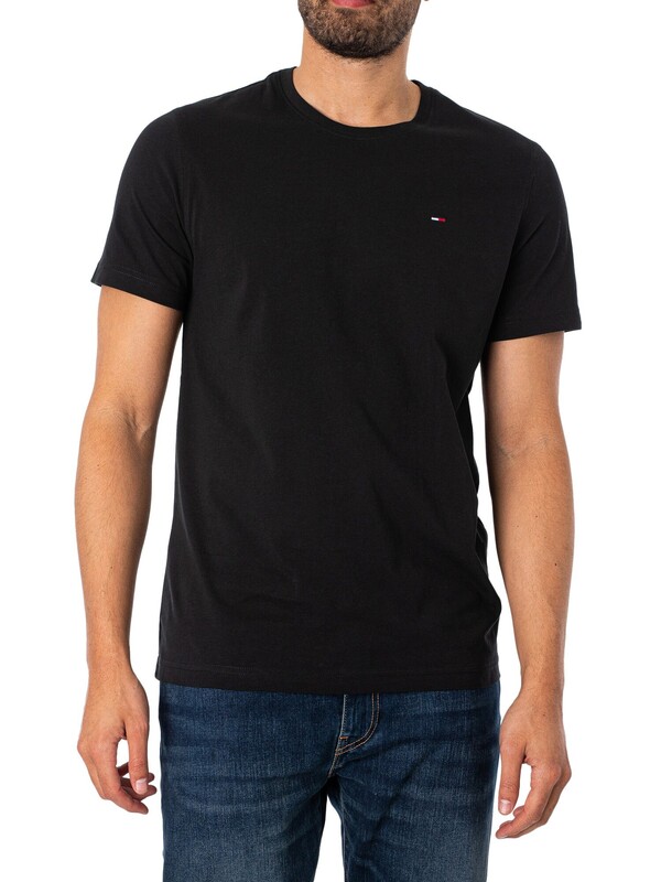 Tommy Jeans Original Jersey T-Shirt - Black