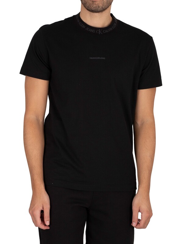 Calvin Klein Jeans Logo Jacquard T-Shirt - Black