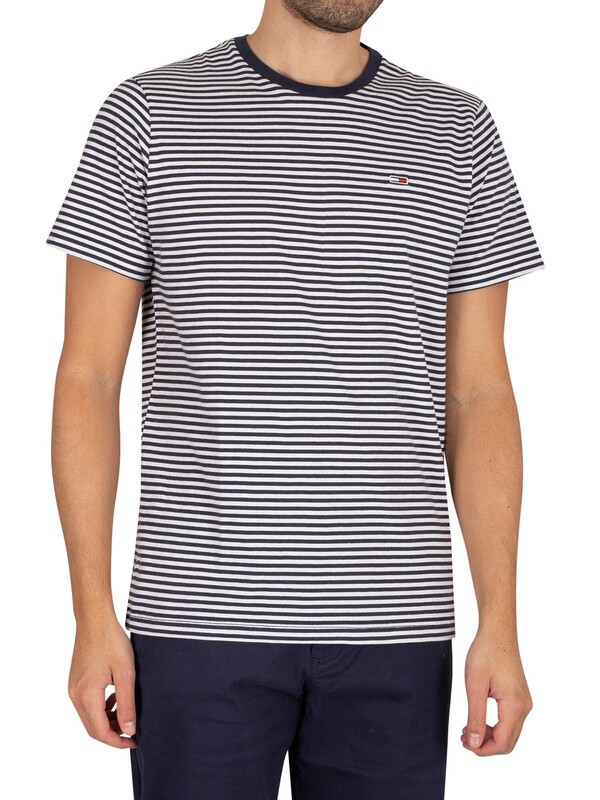 Tommy Jeans Classics Stripe T-Shirt - Twilight Navy