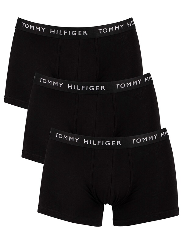 Tommy Hilfiger 3 Pack Trunks - Black