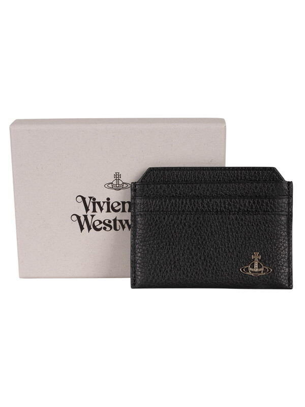 Vivienne Westwood Milano Slim Card Holder - Black