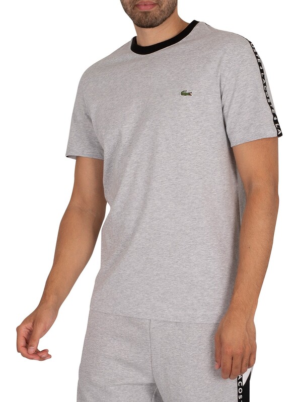 Lacoste Branded T-Shirt - Light Grey