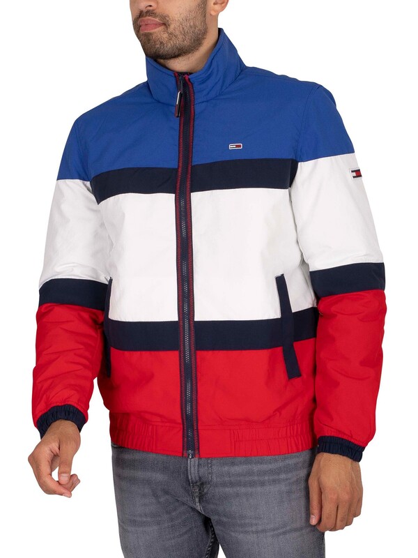 Tommy Jeans Colourblock Padded Jacket - White