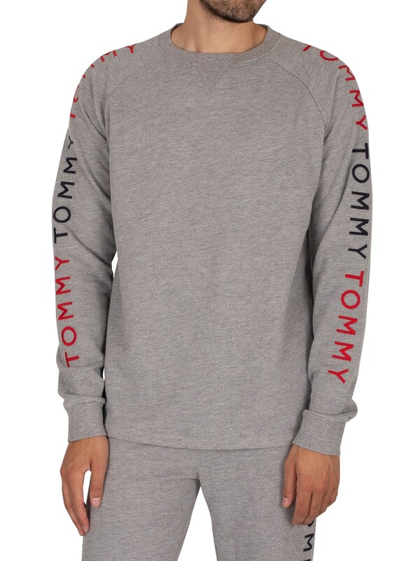 Tommy Hilfiger Lounge Track Sweatshirt - Medium Grey Heather