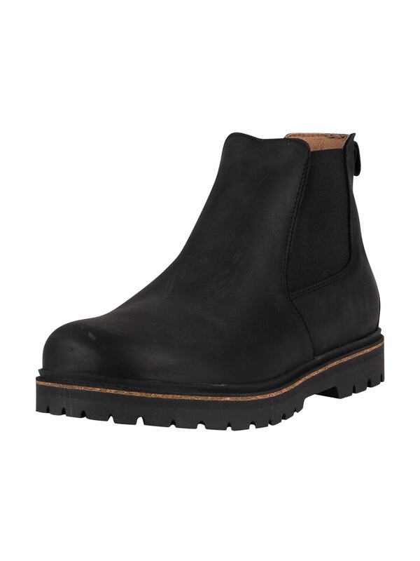 Birkenstock Stalon Leather Boots - Black
