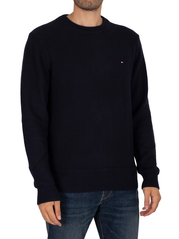 Tommy Hilfiger Exaggerated Structure Knit - Desert Sky