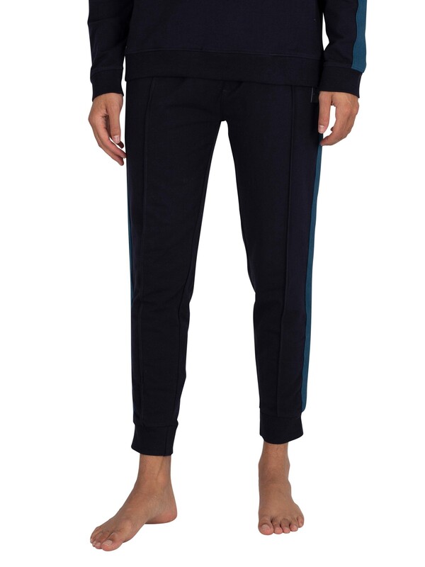 Ted Baker Lounge French Terry Tailored Pieced Joggers - Navy