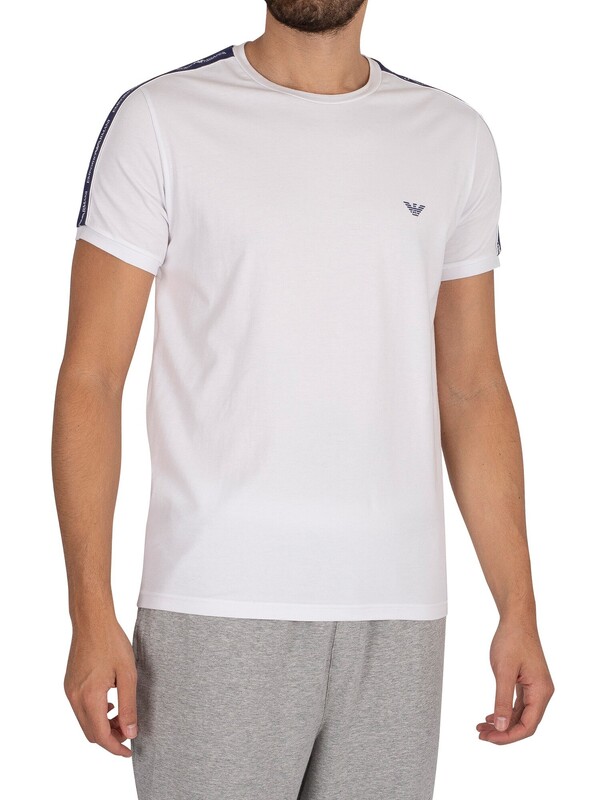 Emporio Armani Lounge Crew T-Shirts - White